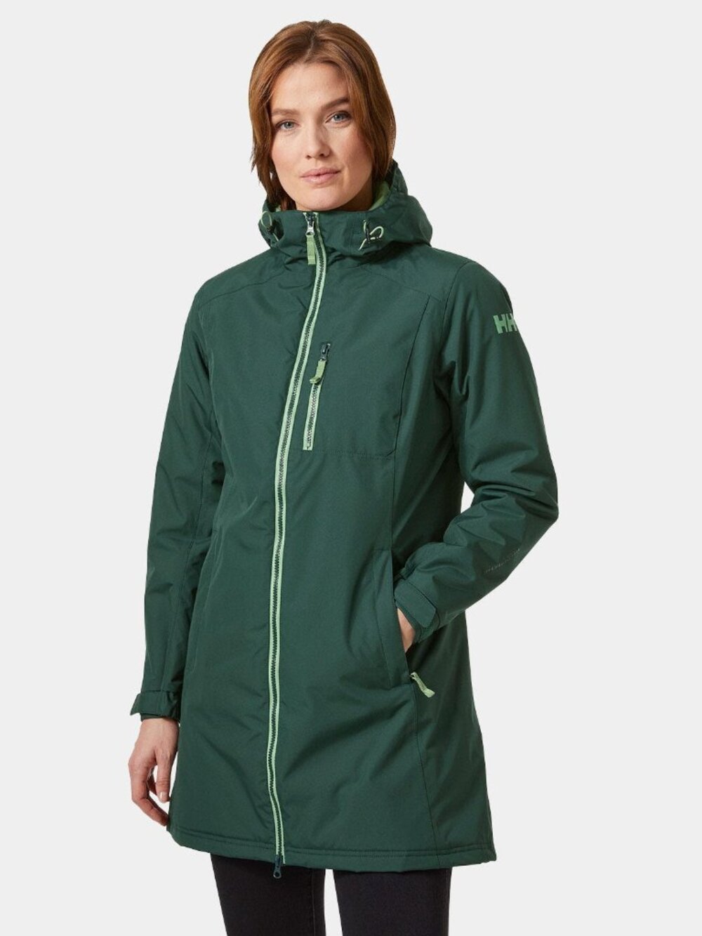 Helly Hansen Women's Long Belfast Winter Jacket - Darkest Spruce - XS